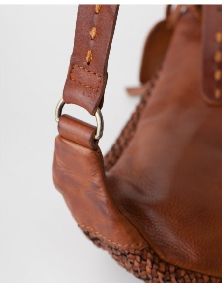 Riñonera BIBA Bristow de piel CUERO