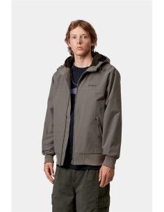 Abrigo con capucha Hooded sail CARHARTT WIP GRIS