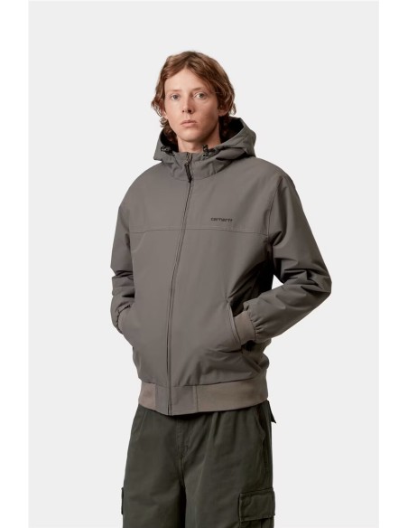 Abrigo con capucha Hooded sail CARHARTT WIP GRIS