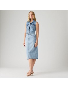 Falda Levi´s® High Rise Back Slit 2