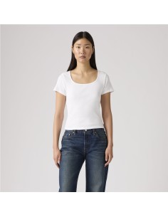 Camiseta Levi´s® Essential Square Neck blanco