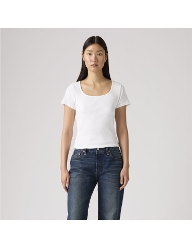 Camiseta Levi´s® Essential Square Neck blanco