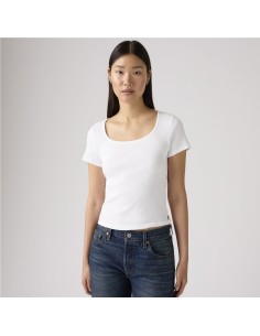 Camiseta Levi´s® Essential Square Neck blanco 2