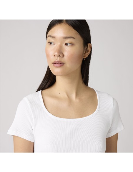 Camiseta Levi´s® Essential Square Neck blanco