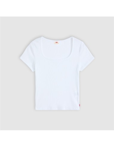 Camiseta Levi´s® Essential Square Neck blanco