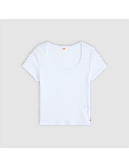 Camiseta Levi´s® Essential Square Neck blanco