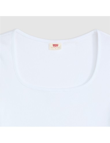 Camiseta Levi´s® Essential Square Neck blanco