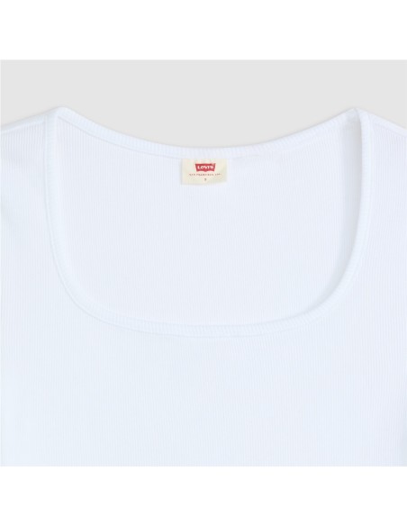 Camiseta Levi´s® Essential Square Neck blanco