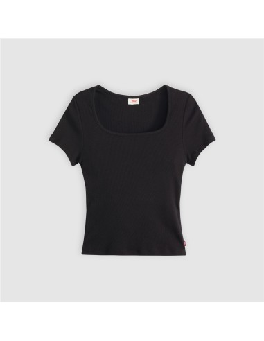 Camiseta Levi´s® Essential Square Neck negro