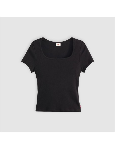 Camiseta Levi´s® Essential Square Neck negro