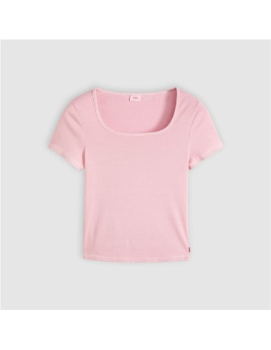 Camiseta Levi´s® Essential Square Neck rosa