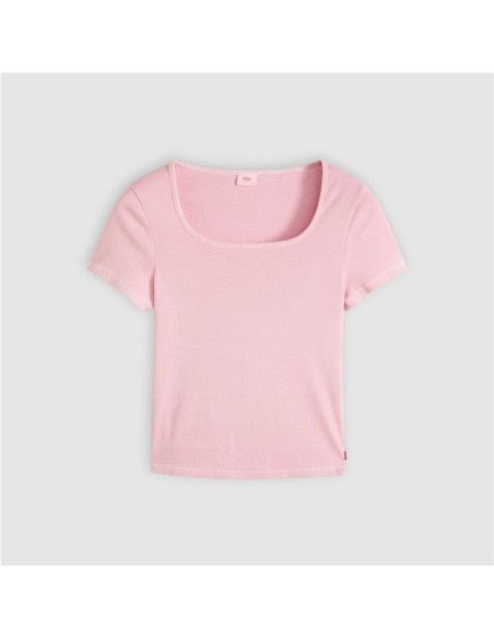Camiseta Levi´s® Essential Square Neck rosa