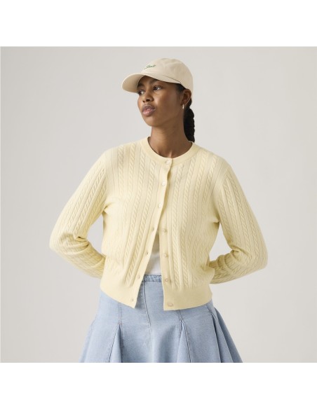 Chaqueta Levi's® Supersoft Crewneck Cardigan lima