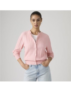 Chaqueta Levi's® Supersoft Crewneck Cardigan rosa