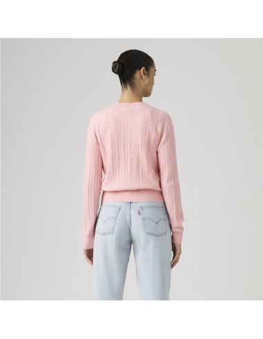 Chaqueta Levi's® Supersoft Crewneck Cardigan rosa